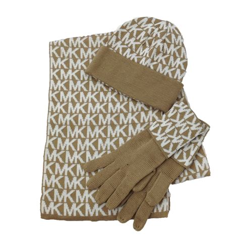 michael kors cashmere scarf|michael kors hat and gloves.